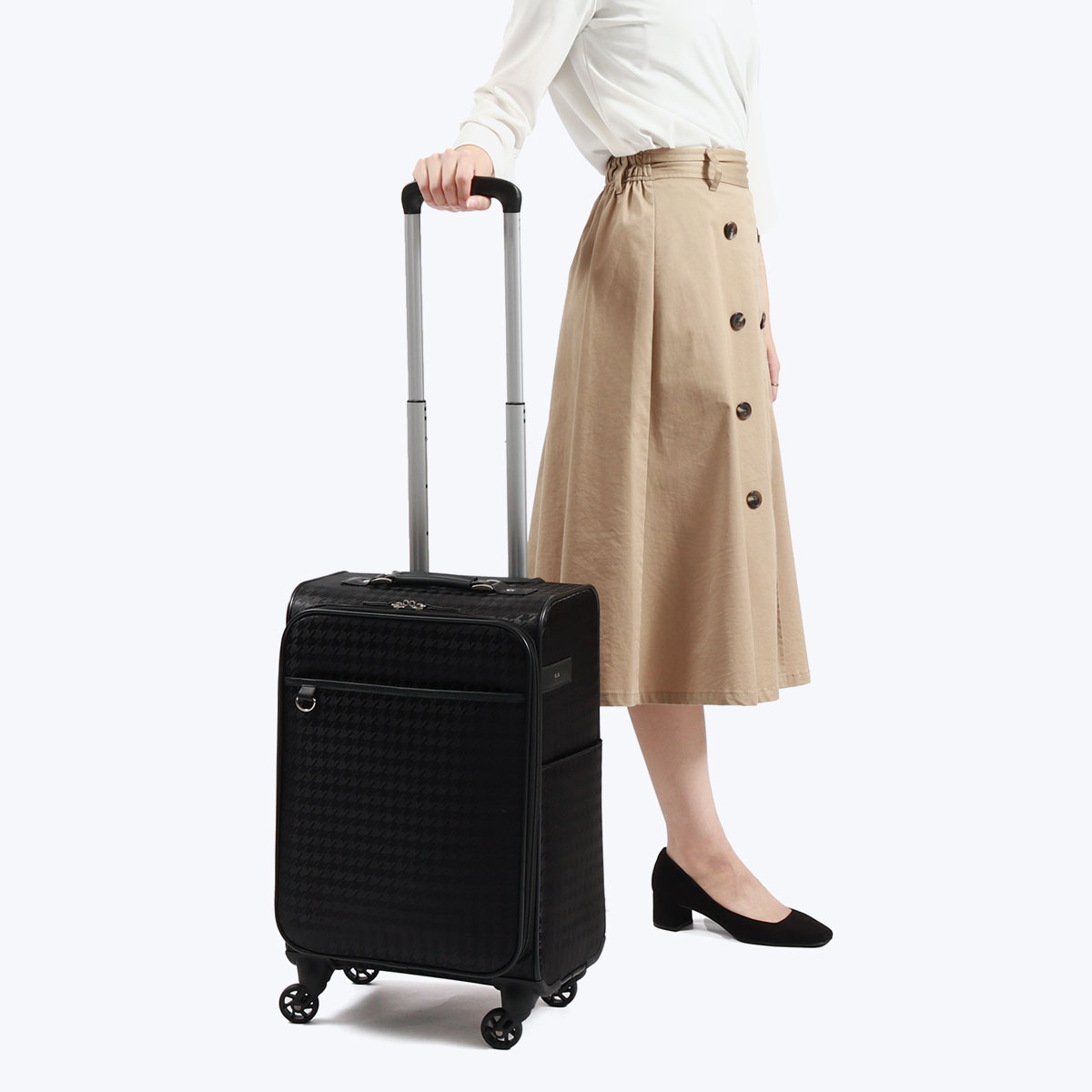 セール 10年保証 スーツケース 機内持ち込み Sサイズ キャリーケース 可愛い 軽量 32L 1泊2日 縦開き 撥水 抗菌 4輪 キャリーバッグ TSロック メリディオナ2 35022
