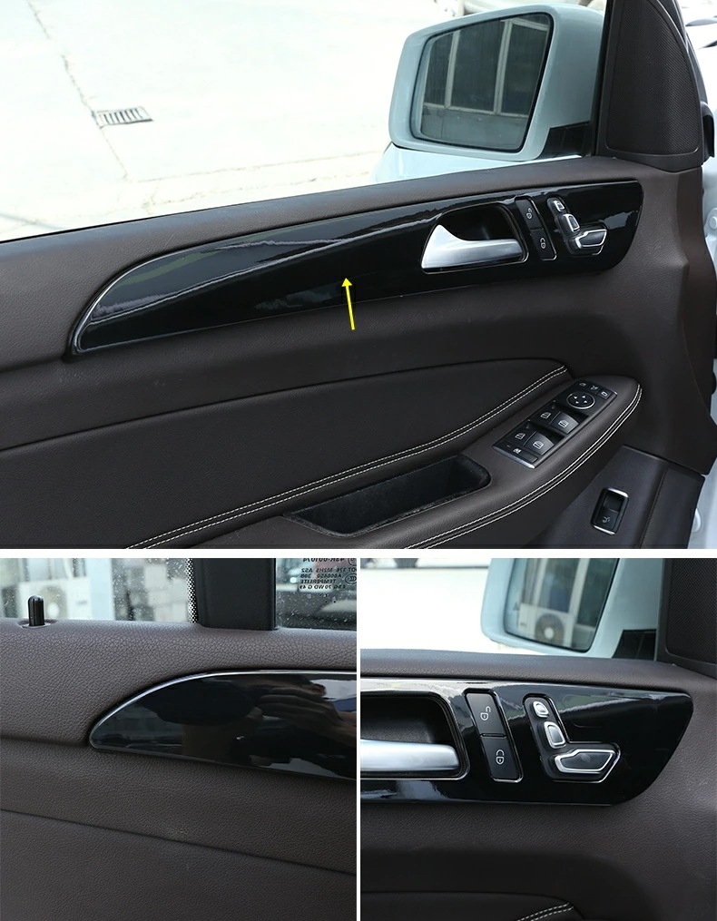 メルセデス・ベンツ GL/GLS/ML/GLEクラス 用 インナードアパネル ガーニッシュ カバー 4個 3色選択(メモリボタン付きタイプ) メルセデス・ベンツ GL/GLS/ML/GLEクラス 用 インナードアパネル ガーニッシュ カバー 4個 3色選択(メモリボタン付きタイプ)