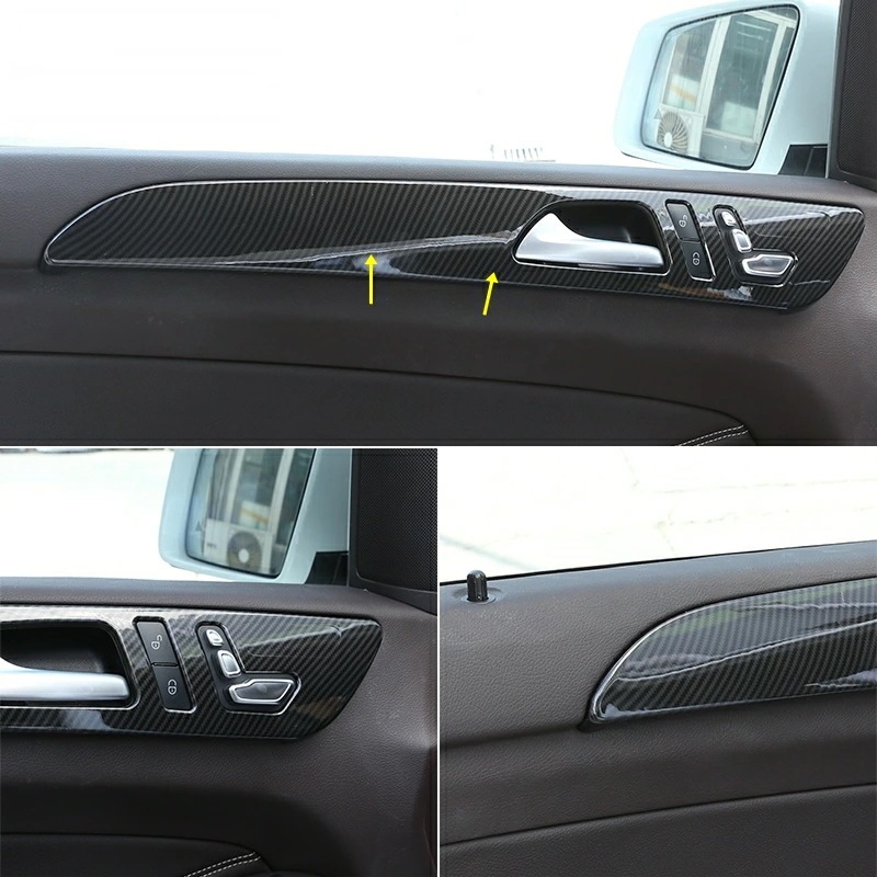 メルセデス・ベンツ GL/GLS/ML/GLEクラス 用 インナードアパネル ガーニッシュ カバー 4個 3色選択(メモリボタン付きタイプ) メルセデス・ベンツ GL/GLS/ML/GLEクラス 用 インナードアパネル ガーニッシュ カバー 4個 3色選択(メモリボタン付きタイプ)