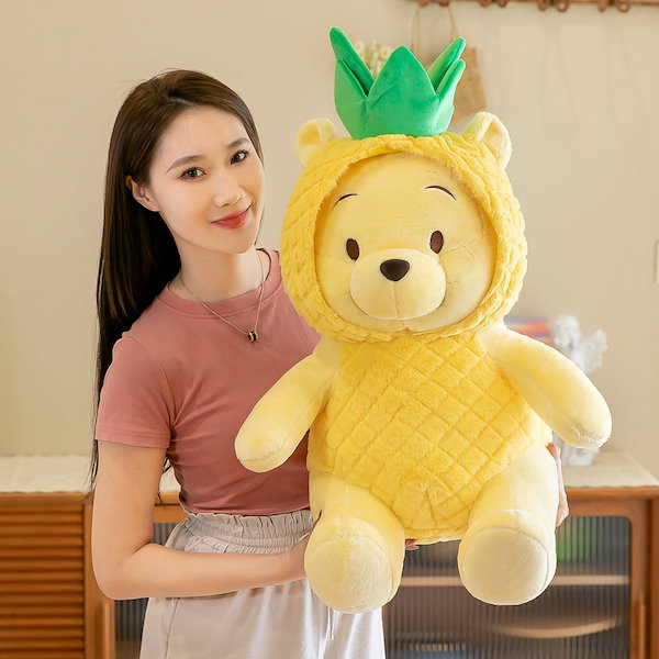 Qoo10] パイナップルくまのプーさんぬいぐるみ人形
