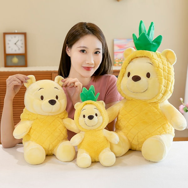 上海ディズニー限定 パイナップル ぬいぐるみLサイズ　 くまのプーさん 上海ディズニー限定 パイナップル ぬいぐるみLサイズ くまのプー