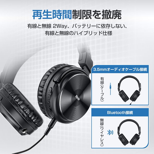 【VGP金賞】ワイヤレスヘッドホン 有線 無線 ハイレゾ対応 26098368_3.jpg