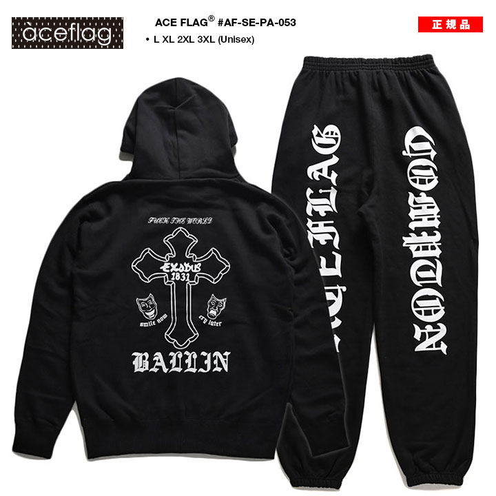 ACE FLAG 上下セット 長袖 ブランド メンズ 春秋冬用 黒 大きいサイズ エースフラッグ セットアップ パーカー フーディ 上下 十字架 クロス 2pac ACE FLAG 上下セット 長袖 ブランド メンズ 春秋冬用 黒 大きいサイズ エースフラッグ セットアップ パーカー フーディ 上下 十字架 クロス 2pac