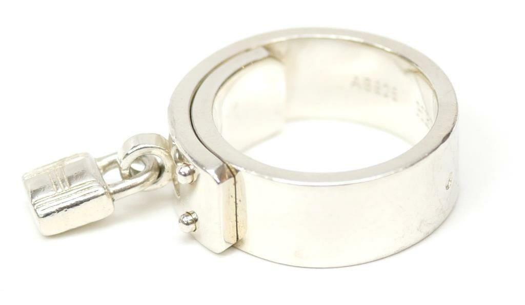 エルメス HERMES 指輪 ケリーリング ＃51 /シルバー/SV925【中古】(64903)