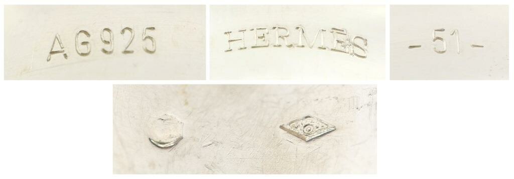 エルメス HERMES 指輪 ケリーリング ＃51 /シルバー/SV925【中古】(64903)