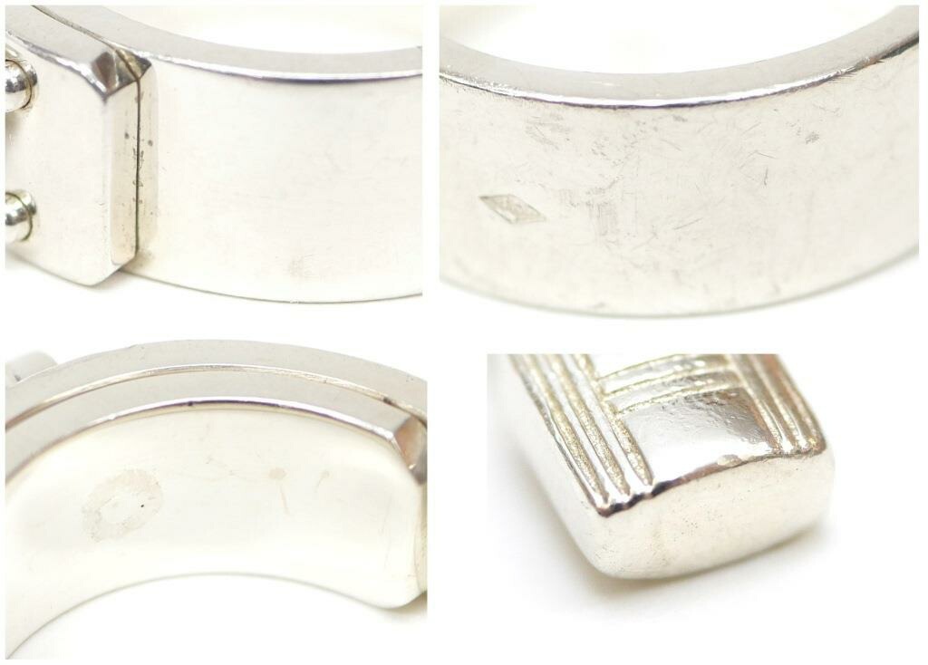 エルメス HERMES 指輪 ケリーリング ＃51 /シルバー/SV925【中古】(64903)