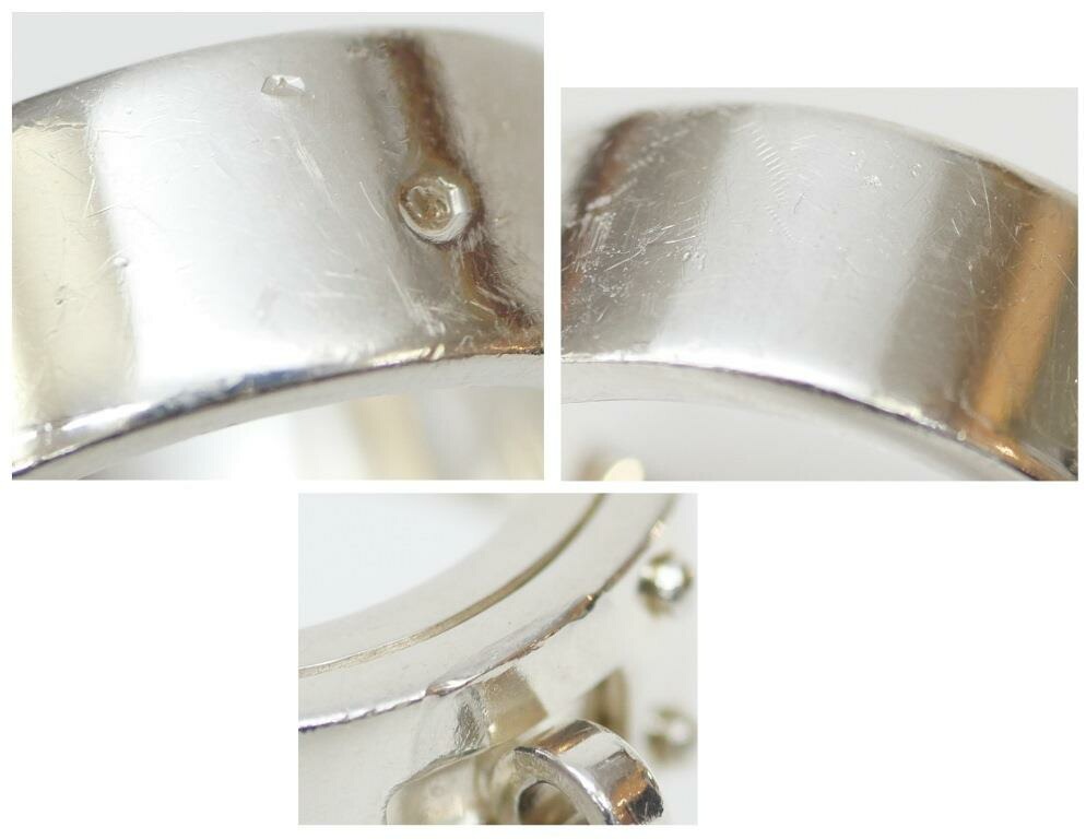 エルメス HERMES 指輪 ケリーリング ＃51 /シルバー/SV925【中古】(64903)