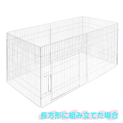 ジェックス ラビんぐ ラビットサークルワイド 6面サークル(対角線140・対面125cm) [うさぎ用]