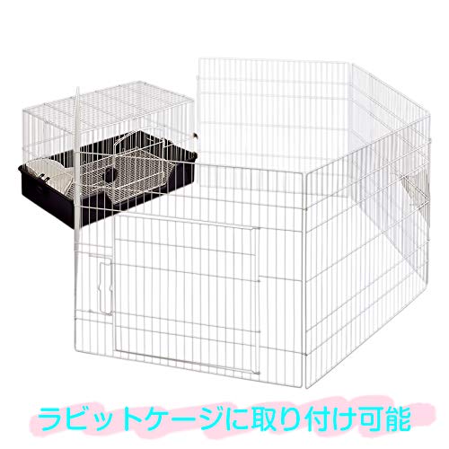 ジェックス ラビんぐ ラビットサークルワイド 6面サークル(対角線140・対面125cm) [うさぎ用]