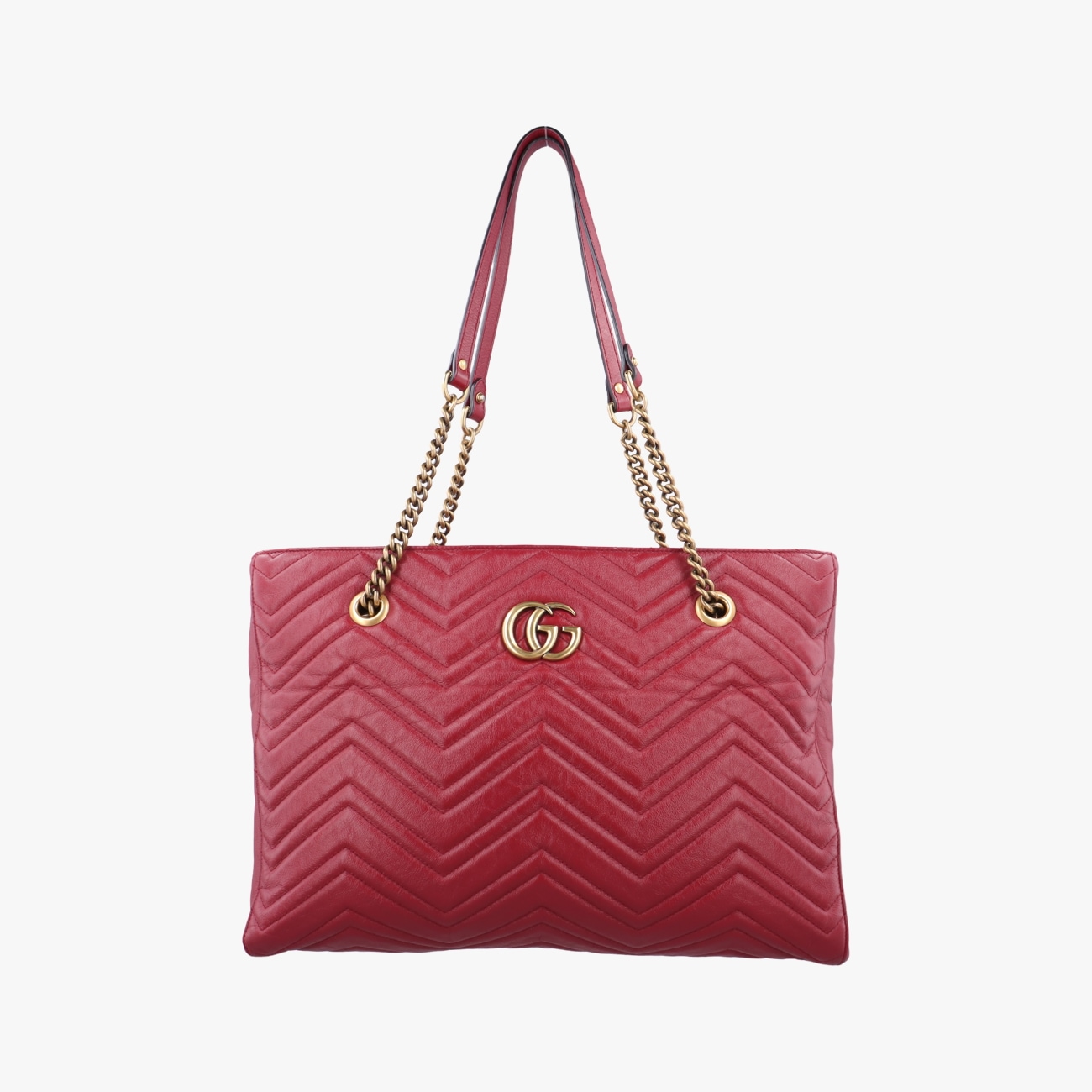 GGマーモントレッドレザー524578E025501898中古 GGマーモントレッドレザー524578E025501898中古