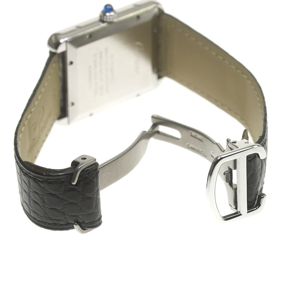 カルティエ CARTIER W5200027 タンクソロXL デイト 自動巻き メンズ _845771【中古】