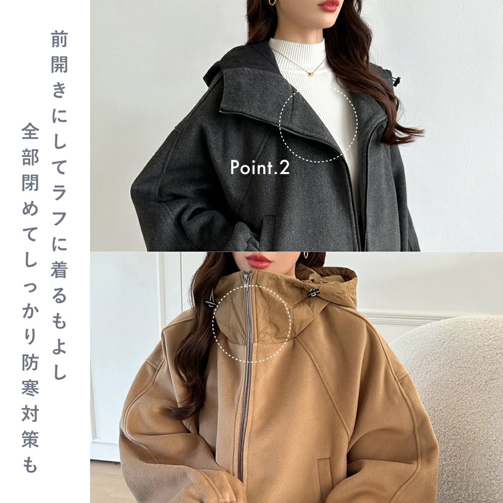 ブルゾン キルティング フード付き アウター レディース パーカー ジップアップ コート フードジャケット ゆったり コンパクト 異素材 ショート丈 カジュアル 防風 防寒 ジャンパー ミ ブルゾン キルティング フード付き アウター レディース パーカー ジップアップ コート フードジャケット ゆったり コンパクト 異素材 ショート丈 カジュアル 防風 防寒 ジャンパー ミ