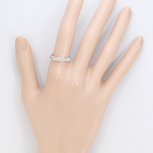 PT900 プラチナ リング 指輪 12号 ダイヤ 0.50 総重量約3.1g ジュエリー 中古 PT900 プラチナ リング 指輪 12号 ダイヤ 0.50 総重量約3.1g ジュエリー 中古