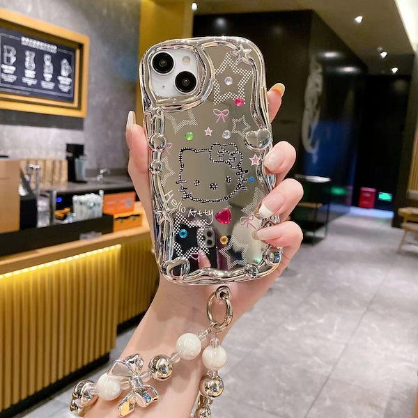 iPhone - せきちゃん Qoo10] かわいい キティ iphoneケース キ