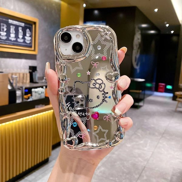 Qoo10] キティちゃん iphoneケース スト付