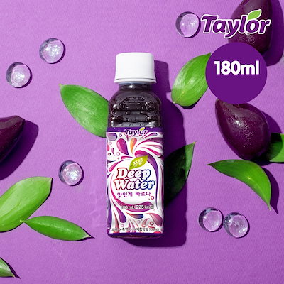 韓国　deep water プルーン1週間分 Taylor】Deep Water プルーン ディープウォーター 180ml 4本