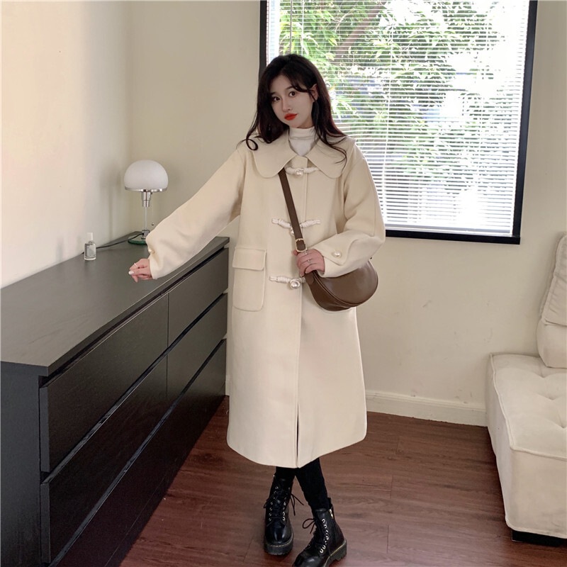 ウールコート ダッフルコート アウター コート 上着 長袖 Iライン 前開き かわいい 大人可愛い ウールコート ダッフルコート アウター コート 上着 長袖 Iライン 前開き かわいい 大人可愛い