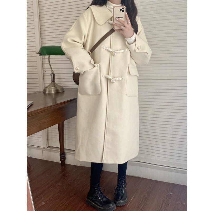 ウールコート ダッフルコート アウター コート 上着 長袖 Iライン 前開き かわいい 大人可愛い ウールコート ダッフルコート アウター コート 上着 長袖 Iライン 前開き かわいい 大人可愛い