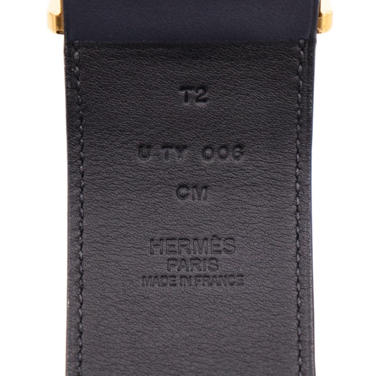 新品未使用展示品 HERMES エルメス ブレスレット H010694CCAA Elan エラン 表記サイズ T2 ヴォースイフト ブラック U刻印 ゴールド金具【本物保証】 新品未使用展示品 HERMES エルメス ブレスレット H010694CCAA Elan エラン 表記サイズ T2 ヴォースイフト ブラック U刻印 ゴールド金具【本物保証】