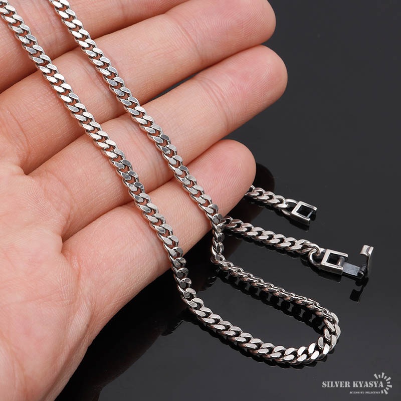 925 喜平ネックレス 幅4mm [cs040-4mm]