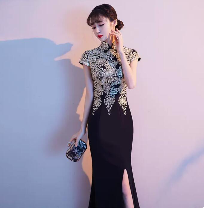 【当店人気商品】レディースドレス ロングワンピース 上品 スリットワンピース 新着 女性 エレガント パーティードレス ロングドレス フィッシュテール/Aライン 2タイプ 中国風 立ち襟 着やせ ノー 【当店人気商品】レディースドレス ロングワンピース 上品 スリットワンピース 新着 女性 エレガント パーティードレス ロングドレス フィッシュテール/Aライン 2タイプ 中国風 立ち襟 着やせ ノー