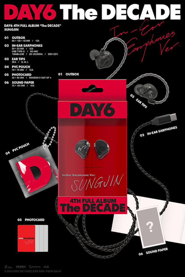 Qoo10] JYP Entertainment [メンバー 選択] DAY6 アルバム