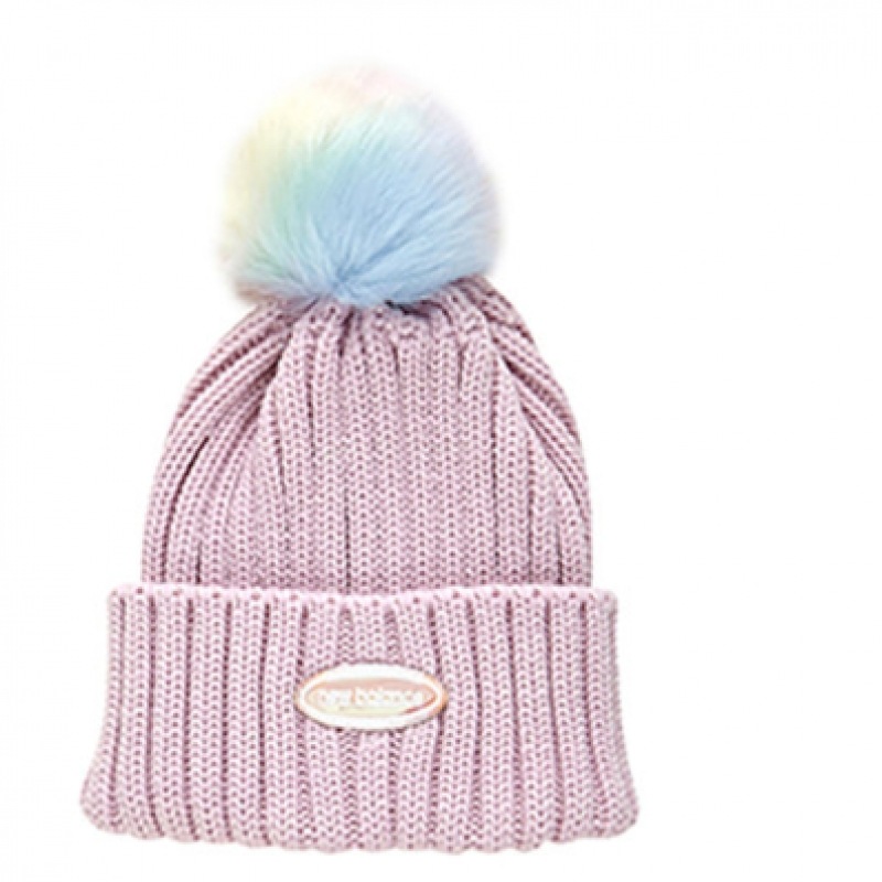 ニューバランスキッズ女の子用ファードロップビーニーハット 2色 NK8BCF405U ニューバランスキッズ女の子用ファードロップビーニーハット 2色 NK8BCF405U