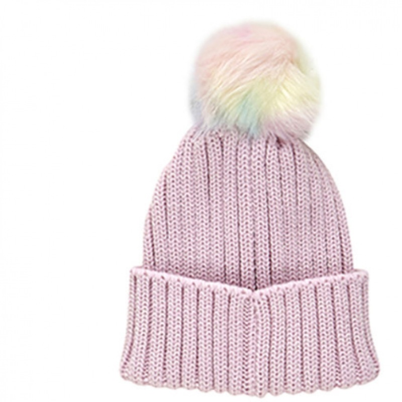 ニューバランスキッズ女の子用ファードロップビーニーハット 2色 NK8BCF405U ニューバランスキッズ女の子用ファードロップビーニーハット 2色 NK8BCF405U