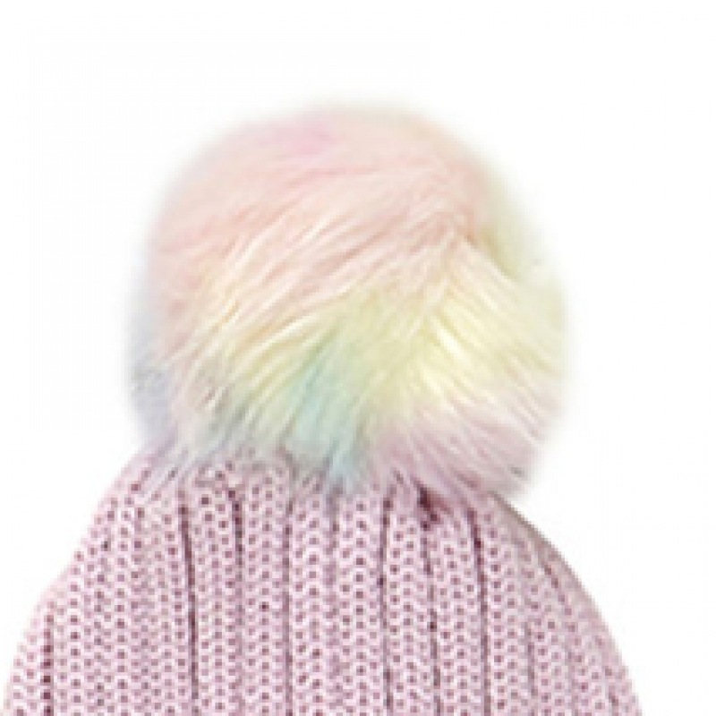 ニューバランスキッズ女の子用ファードロップビーニーハット 2色 NK8BCF405U ニューバランスキッズ女の子用ファードロップビーニーハット 2色 NK8BCF405U