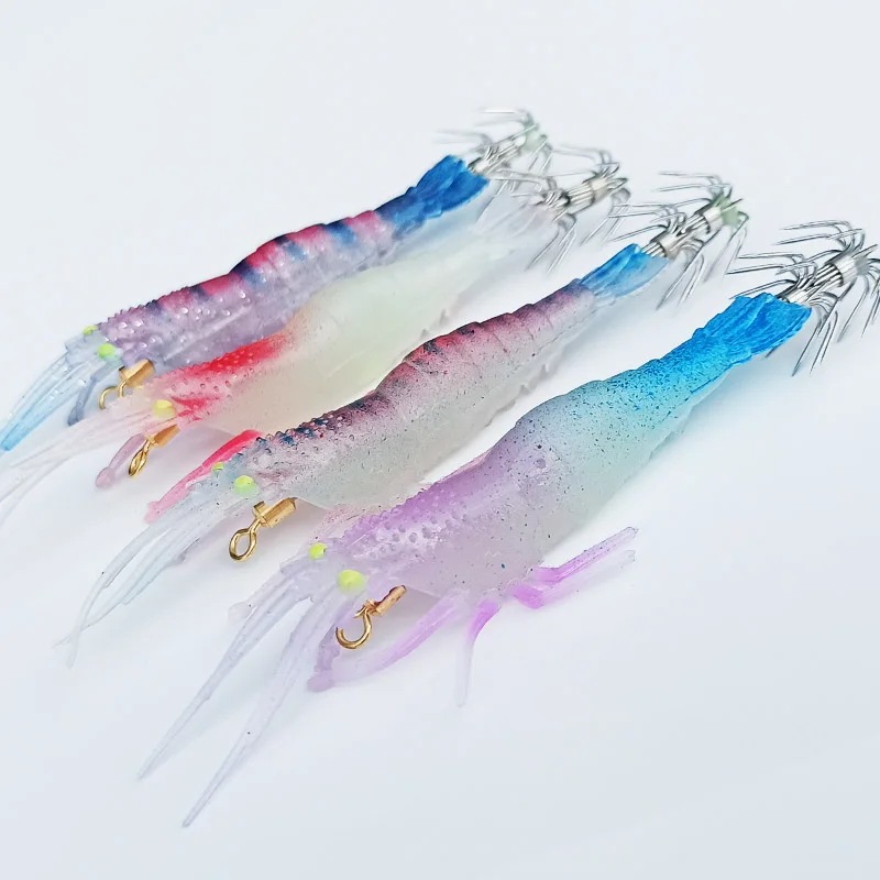 イカのフック 釣り道具 4ピース/ロット 10g 11cm 発光 人工餌 タコ イカ Color 4-4pcs 11cm10g イカのフック 釣り道具 4ピース/ロット 10g 11cm 発光 人工餌 タコ イカ Color 4-4pcs 11cm10g