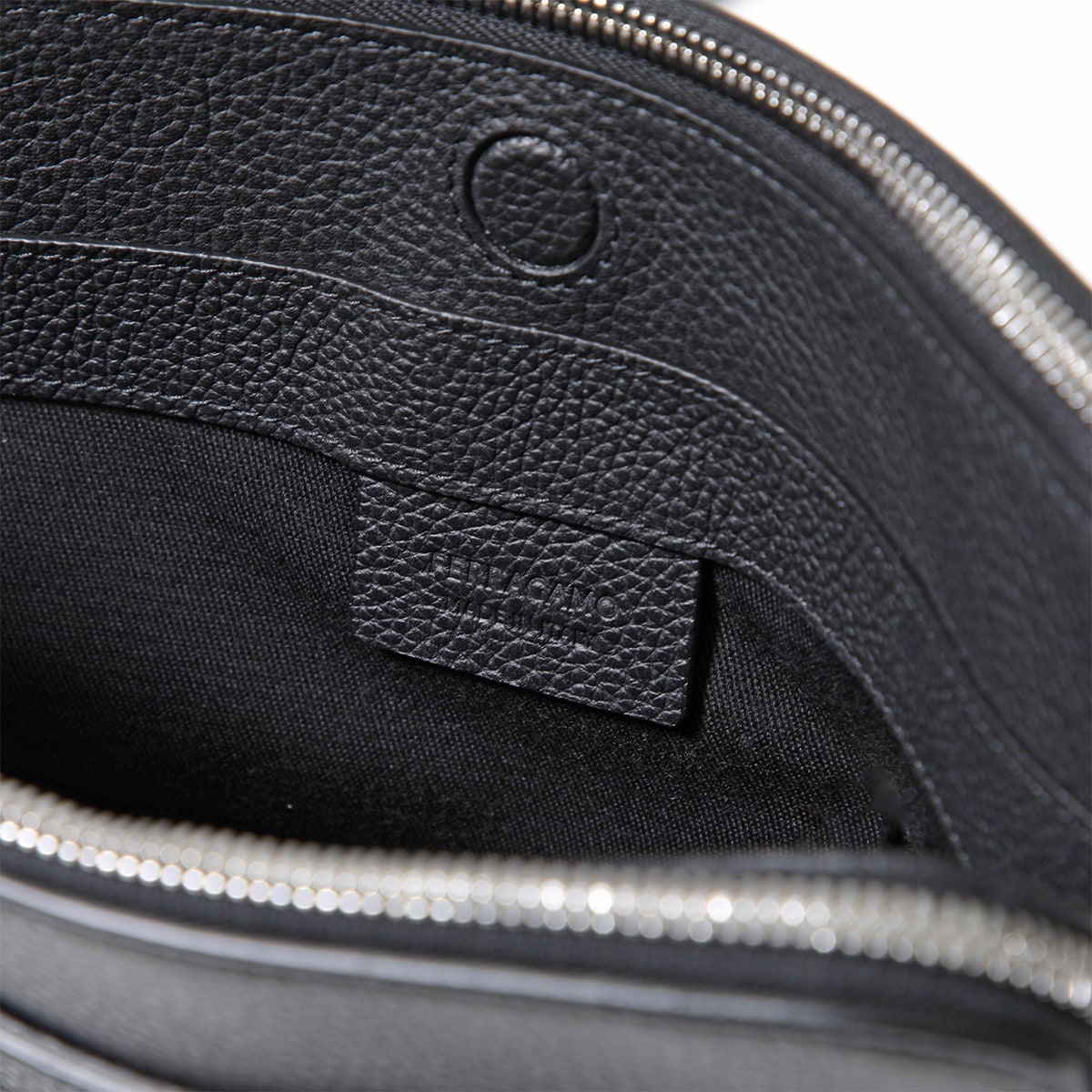 FERRAGAMO フェラガモ ショルダーバッグ TRAVEL EMBOSSED BLOCCO 24 1643 メンズ レザー ガンチーニ クロスボディ 鞄 001/NERO