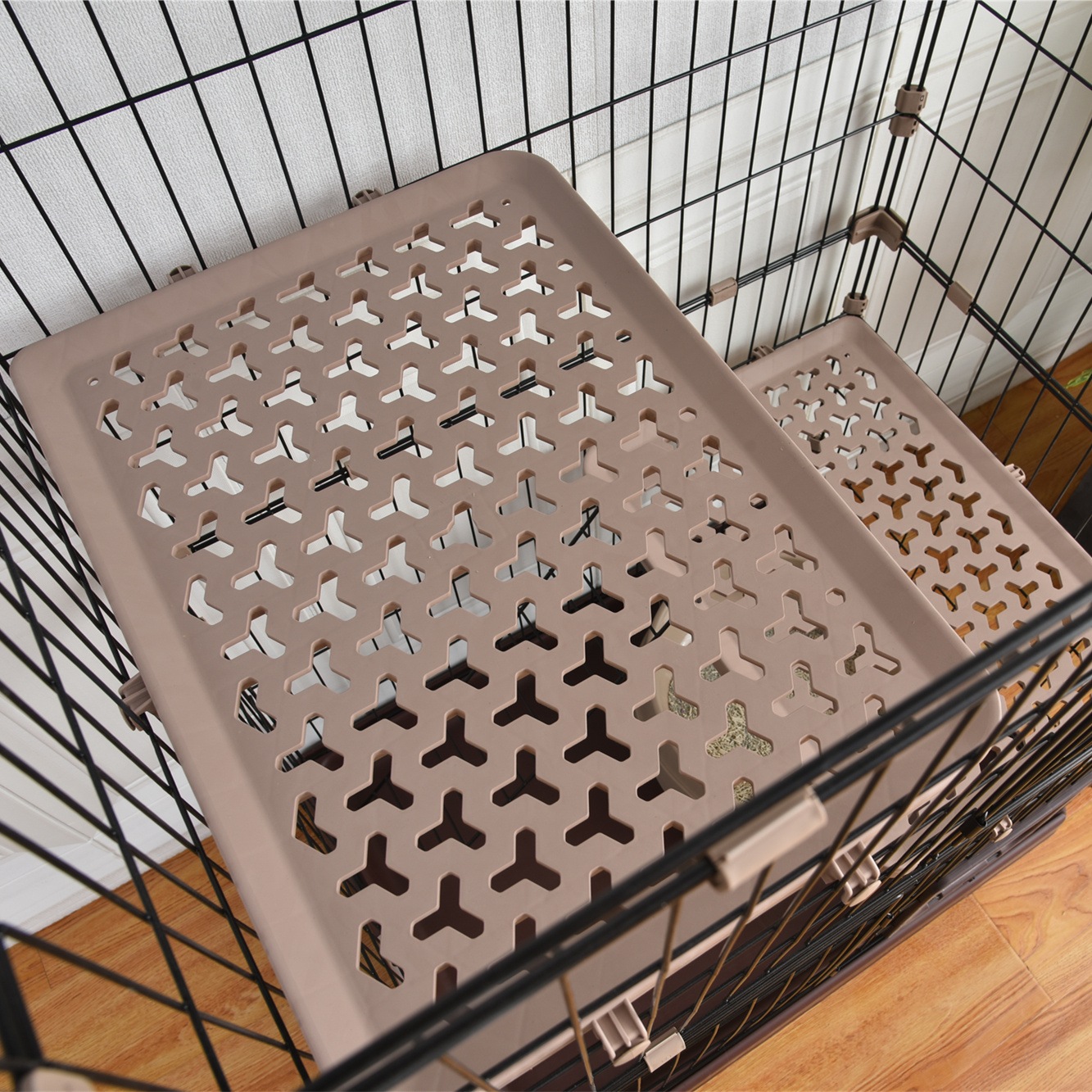 【国内出荷】猫 ケージ 収納型 キャットケージ 3段 1段2段可能 キャスター付 キャットハウス 【ブラウン】 【国内出荷】猫 ケージ 収納型 キャットケージ 3段 1段2段可能 キャスター付 キャットハウス 【ブラウン】