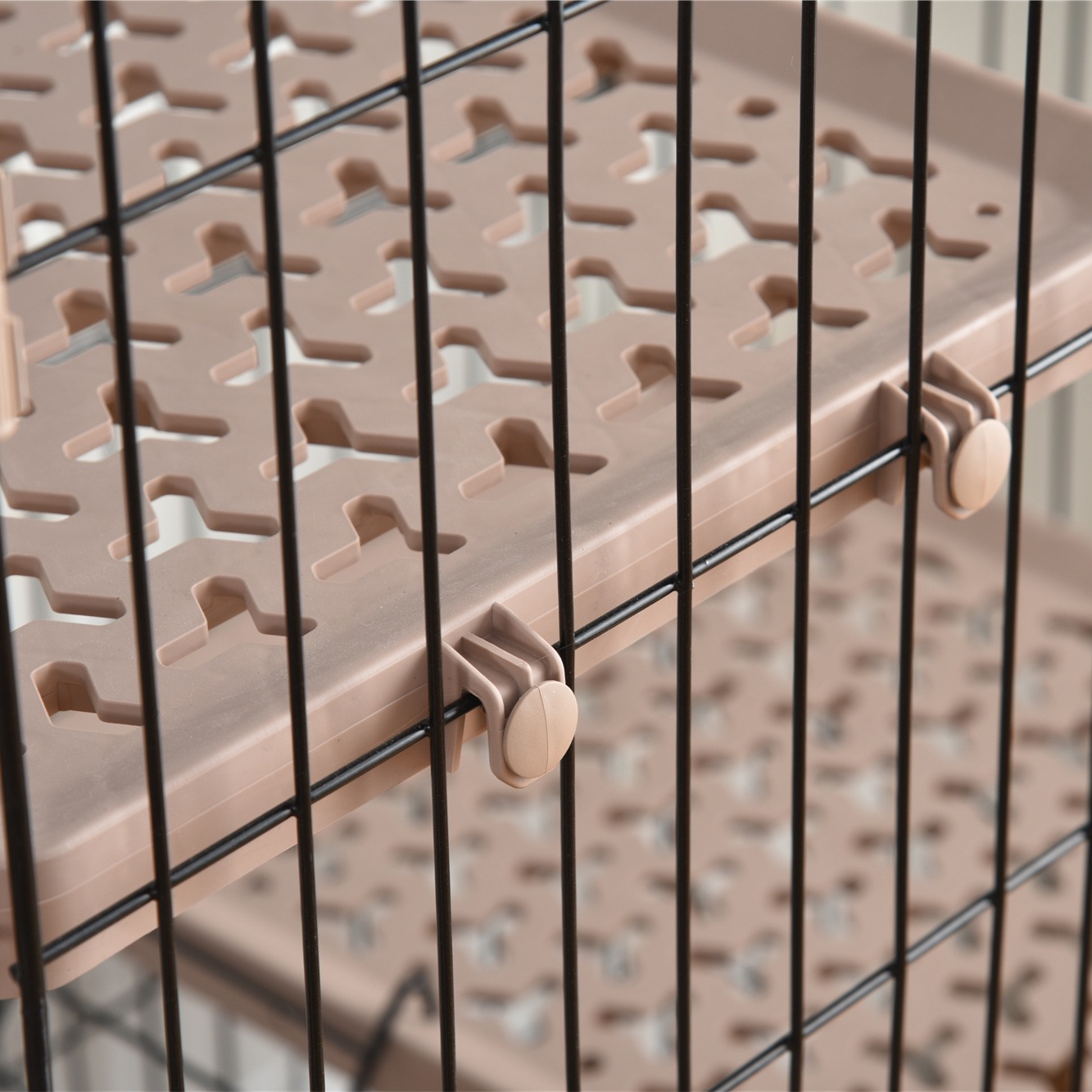 【国内出荷】猫 ケージ 収納型 キャットケージ 3段 1段2段可能 キャスター付 キャットハウス 【ブラウン】 【国内出荷】猫 ケージ 収納型 キャットケージ 3段 1段2段可能 キャスター付 キャットハウス 【ブラウン】