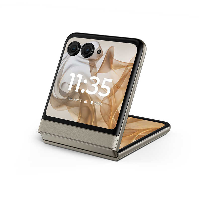 モトローラ SIMフリースマートフォン razr 50 MediaTek Dimensity 7300X 6.9インチ メモリ/ストレージ:12GB/512GB サンドクリーム PB230001JP モトローラ SIMフリースマートフォン razr 50 MediaTek Dimensity 7300X 6.9インチ メモリ/ストレージ:12GB/512GB サンドクリーム PB230001JP