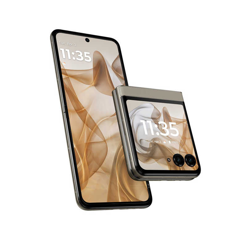 モトローラ SIMフリースマートフォン razr 50 MediaTek Dimensity 7300X 6.9インチ メモリ/ストレージ:12GB/512GB サンドクリーム PB230001JP モトローラ SIMフリースマートフォン razr 50 MediaTek Dimensity 7300X 6.9インチ メモリ/ストレージ:12GB/512GB サンドクリーム PB230001JP