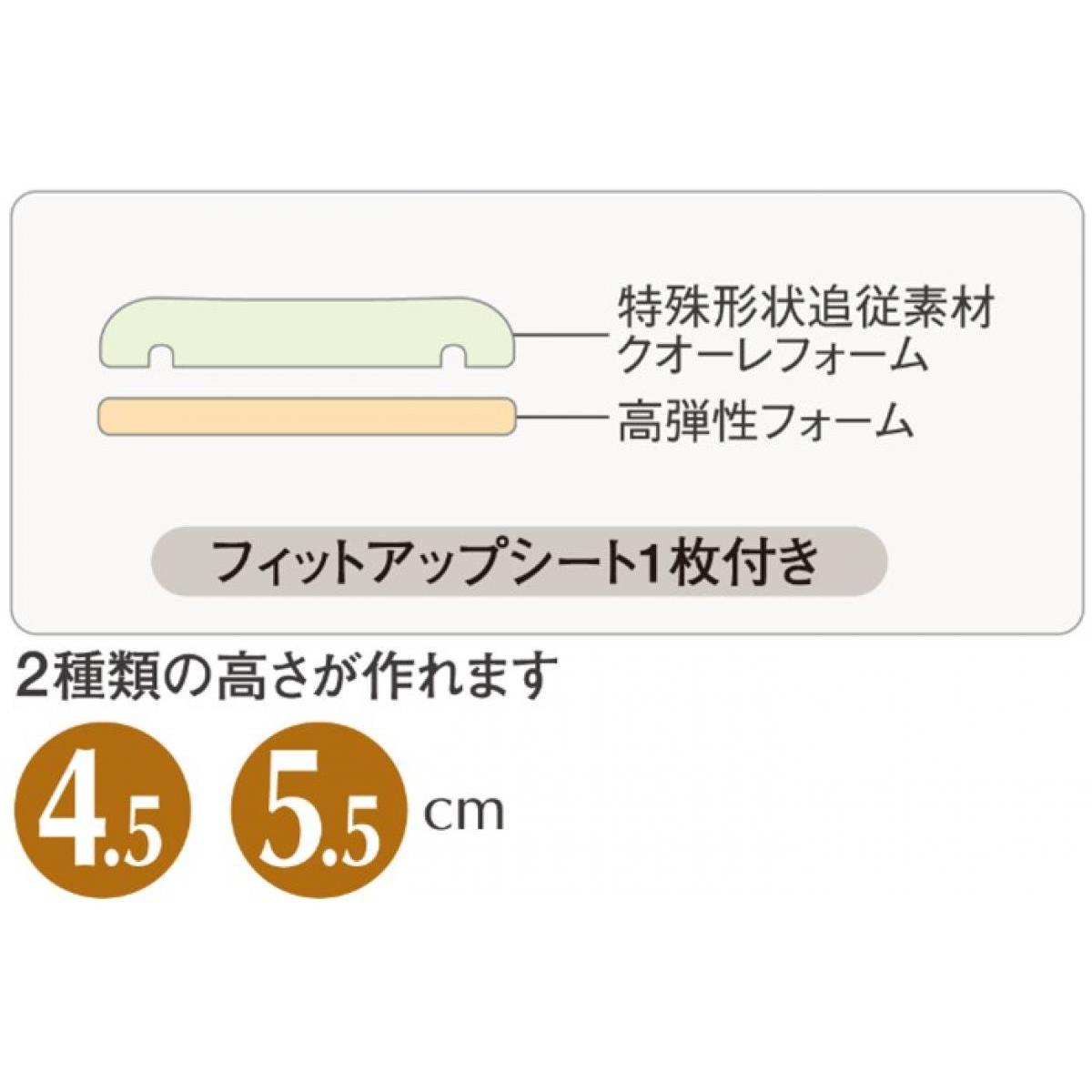 【I】【北海道・沖縄・離島不可】INOAC エアロフロー 低反発まくら フラットタイプ 日本製 イノアック 高さ調整 ムレ軽減 吸水速乾カバー付き【代引不可】【代引不可/沖