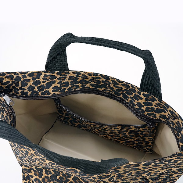 【新品・未使用】エルベシャプリエ　トートバッグ　レオパード Herve Chapelier エルベシャプリエ HERVE CHAPELIER バッグ