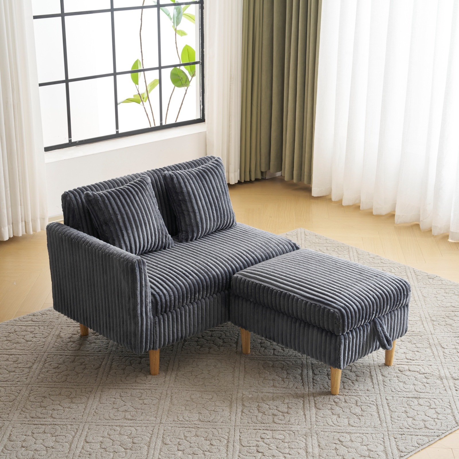 ソファカチン ソファー ソファーベッド 3P 3人掛けソファ 収納付き