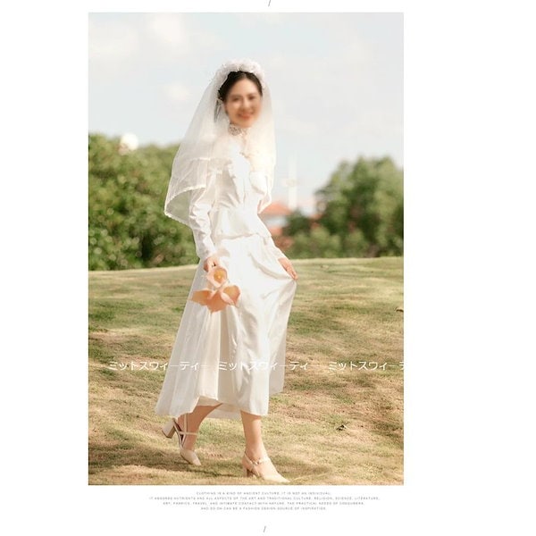 Qoo10] ウエディングドレス 二次会 花嫁 前撮り