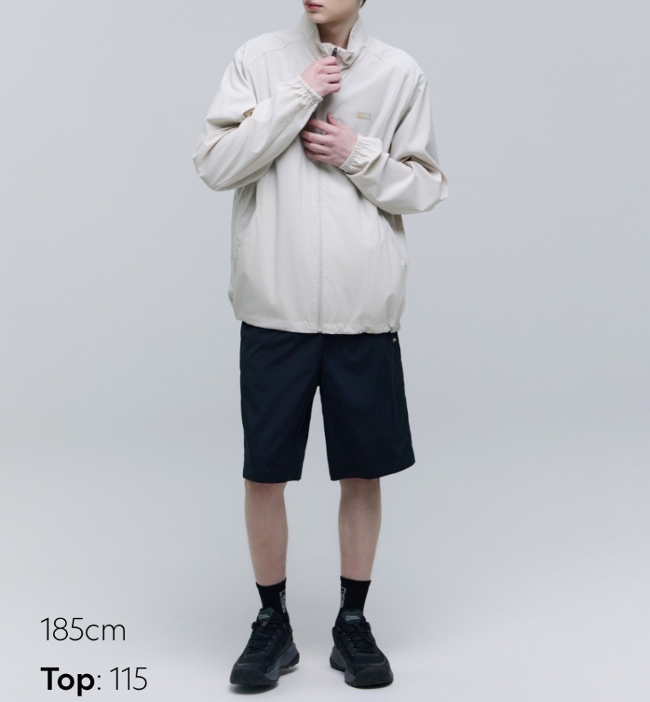 FROZEN CUBE STAND NECK WINDBREAKER (N252UFT970) FROZEN CUBE STAND NECK WINDBREAKER (N252UFT970)