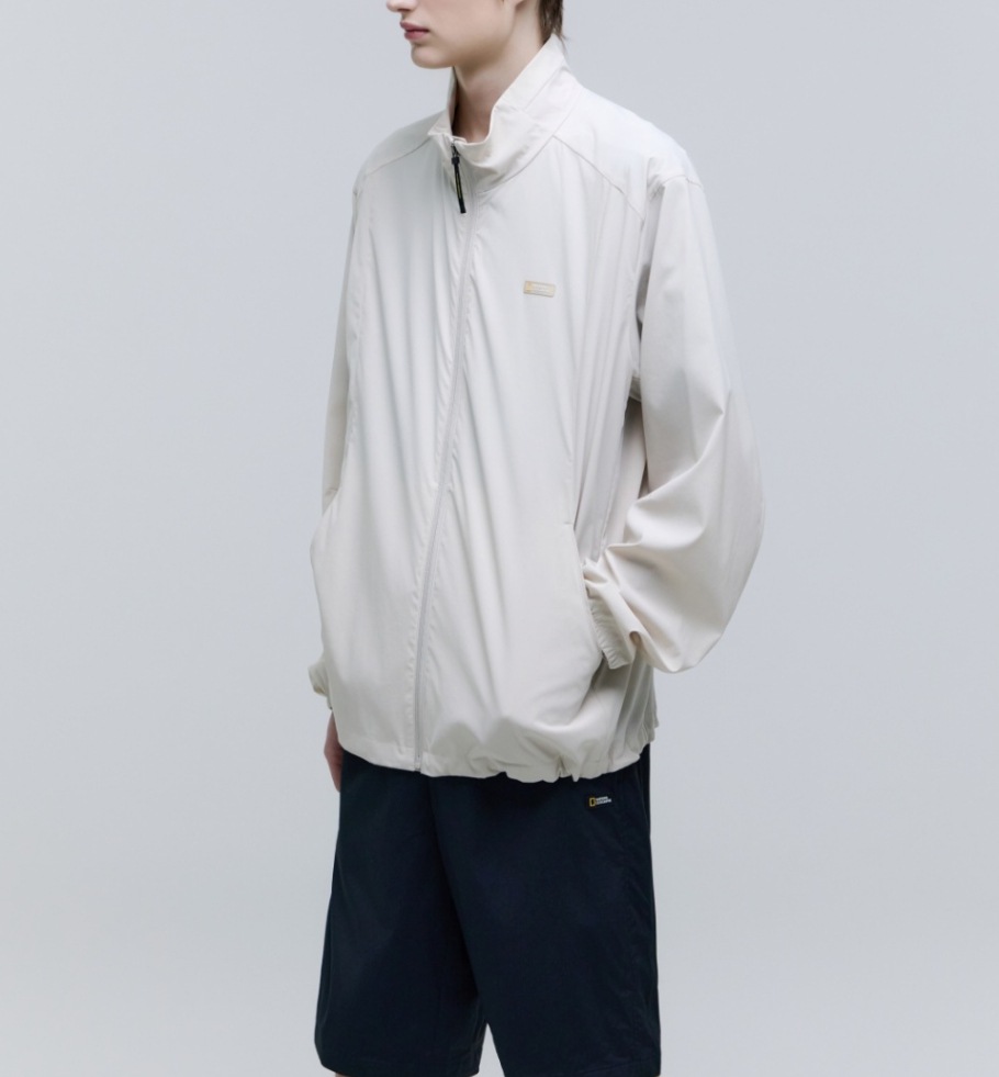 FROZEN CUBE STAND NECK WINDBREAKER (N252UFT970) FROZEN CUBE STAND NECK WINDBREAKER (N252UFT970)