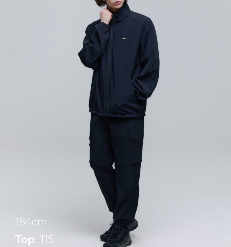 FROZEN CUBE STAND NECK WINDBREAKER (N252UFT970) FROZEN CUBE STAND NECK WINDBREAKER (N252UFT970)