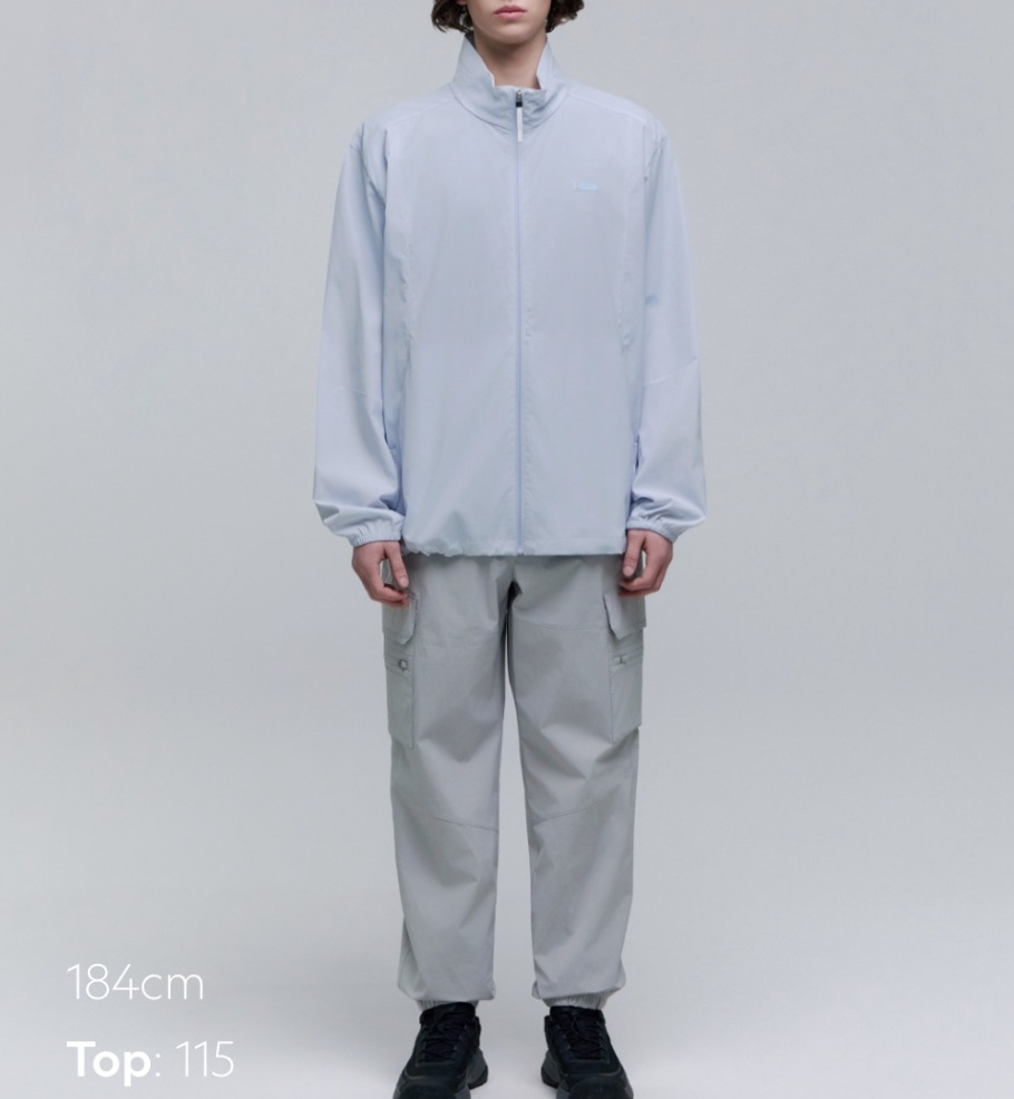 FROZEN CUBE STAND NECK WINDBREAKER (N252UFT970) FROZEN CUBE STAND NECK WINDBREAKER (N252UFT970)