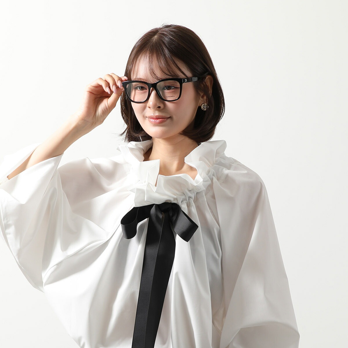 CHANEL シャネル メガネ 3392 レディース スクエア型 ウェリントン型 フルリム セルフレーム 黒縁 べっ甲 CCマーク ココマーク 伊達メガネ ダテ めがね