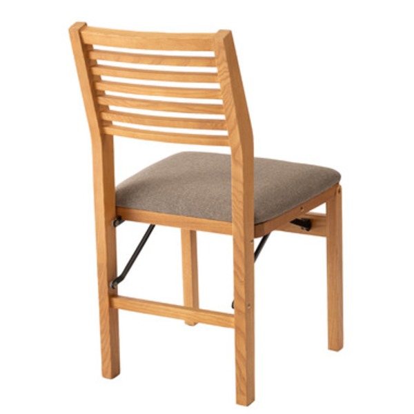 フォールディングチェア ナチュラル 約W46xD52xH80xSH45.5cm