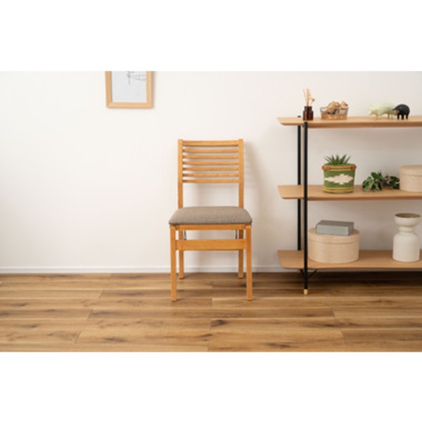 フォールディングチェア ナチュラル 約W46xD52xH80xSH45.5cm