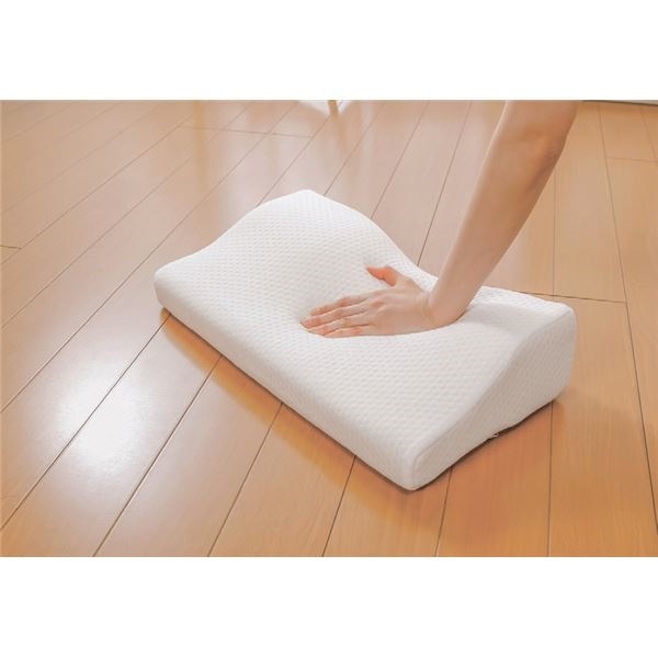 メディキュアピロー/枕 R型 幅50cm奥行30cm高さ6cm10cm 低反発ウレタンフォーム ポリエステル100% スリープル メディキュアピロー/枕 R型 幅50cm奥行30cm高さ6cm10cm 低反発ウレタンフォーム ポリエステル100% スリープル