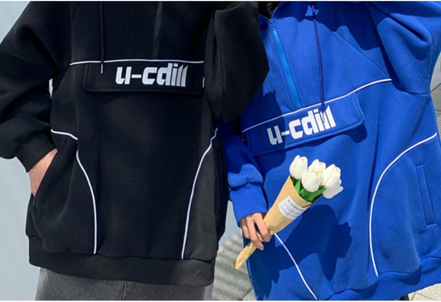 ハーフジップ メンズ レディース ins風 パーカー フルオーバー 長袖 男女兼用 春秋服 カップルルック ストリート系 おしゃれ ソフト 透気 青年 若者 男女兼用 お祭り 散歩 デート レジャー