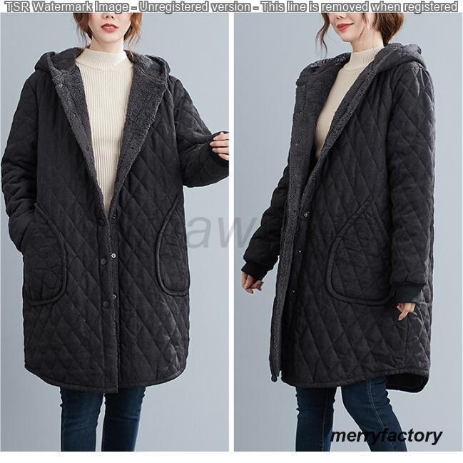 コート レディース アウター ロングコート フード付き 中綿入り 長袖 ミドル丈 膝丈 大きい 暖かい キルティングコート 30代 40代 50代 60代 コート レディース アウター ロングコート フード付き 中綿入り 長袖 ミドル丈 膝丈 大きい 暖かい キルティングコート 30代 40代 50代 60代