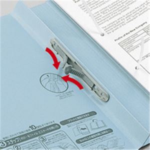 （まとめ）のびーるファイル（エスヤード） A4-E オフホワイト 10冊